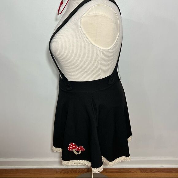 NWT Midnight Hour Mushroom Patch‎ Suspender Skirt -- XL - Picture 7 of 13